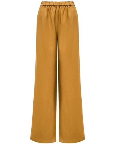 12 STOREEZ Pantalon à taille élastique - Neutre