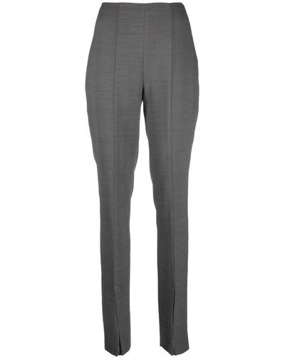 Polo Ralph Lauren High-waisted Split-hem leggings - Gray