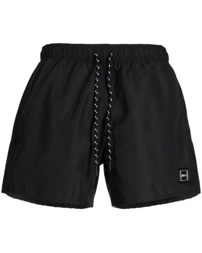 HUGO Shorts Met Trekkoord - Zwart