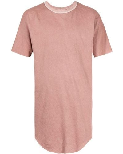 Boris Bidjan Saberi Langes Mellow Rose T-Shirt - Pink