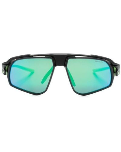 Nike Flyfree Biker-style Frame Sunglasses - Green