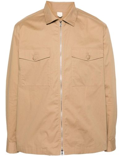 Altea Sven Zip-up Shirt Jacket - Natural