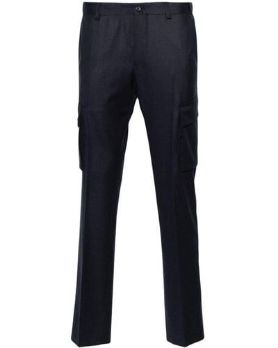 Corneliani Straight-leg Cargo Pants - Blue