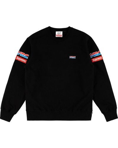 Supreme Sweater Met Print - Zwart