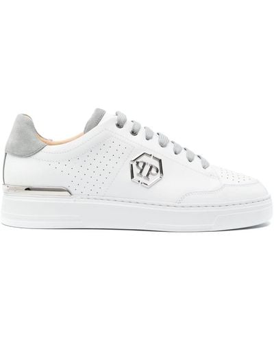 Philipp Plein Sneakers With Logo - White