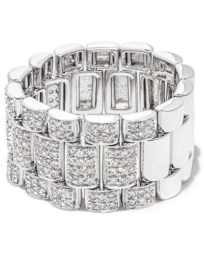 SHAY 18kt Wit Gouden Diamant Ring - Metallic