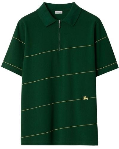 Burberry Ivy Pique Polo Shirt - Green