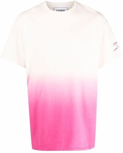 Iceberg T-Shirt mit Ombré-Effekt - Pink
