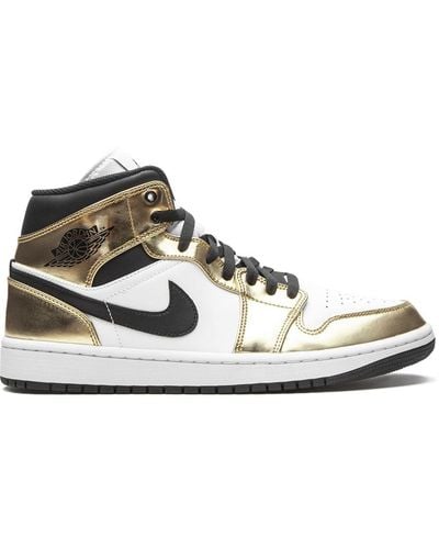 Nike Air 1 Mid Se "metallic Gold" Sneakers