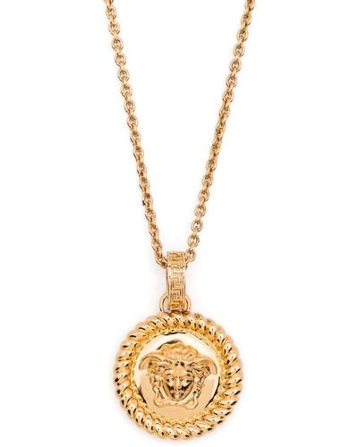 Versace Collana con pendente Medusa - Metallizzato