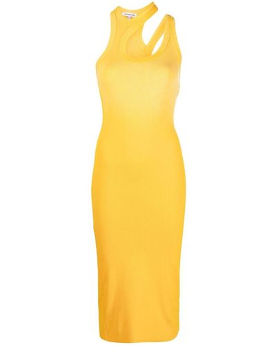 Cotton Citizen Verona Cut-out Midi Dress - Yellow