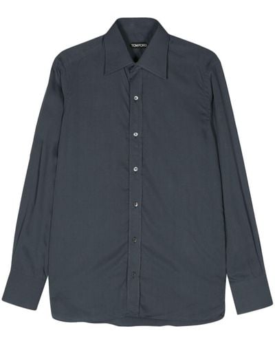 Tom Ford Camisa de manga larga - Azul