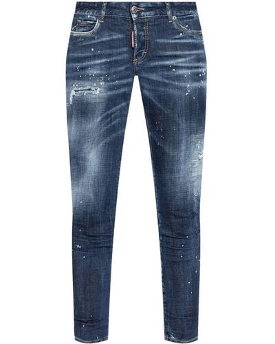DSquared² Jeans con applicazione - Blu