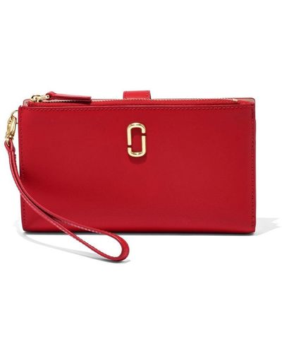 Marc Jacobs Cartera The Phone Wristlet - Rojo