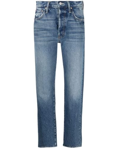 Mother Jeans skinny crop - Blu