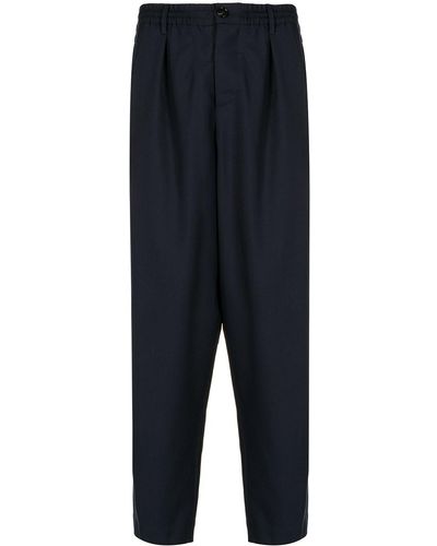Marni Cropped Tapered Pants - Blue