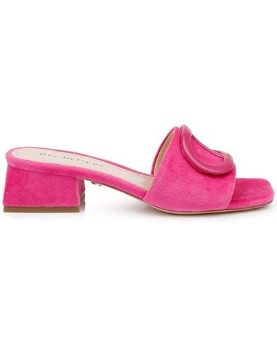 Dee Ocleppo Dizzy 35mm Terry-cloth Mules - Pink