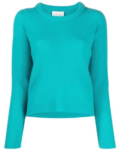 Forte Forte Ribbed-knit Sweater - Blue