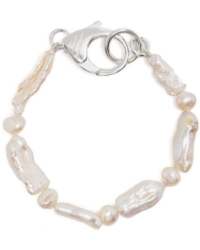 Hatton Labs Baroque Mix Pearl Bracelet - White
