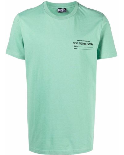 DIESEL ロゴ Tシャツ - グリーン