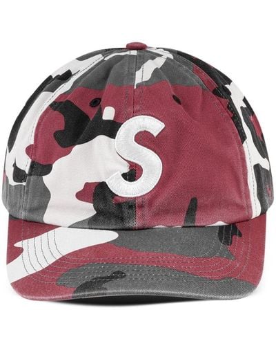 Supreme Cappello da baseball con stampa Pigment - Rosa