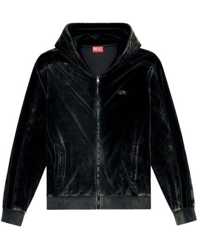 DIESEL Sudadera S-Oclock con capucha - Negro