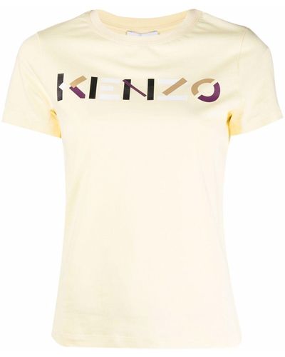 KENZO ロゴ Tシャツ - イエロー