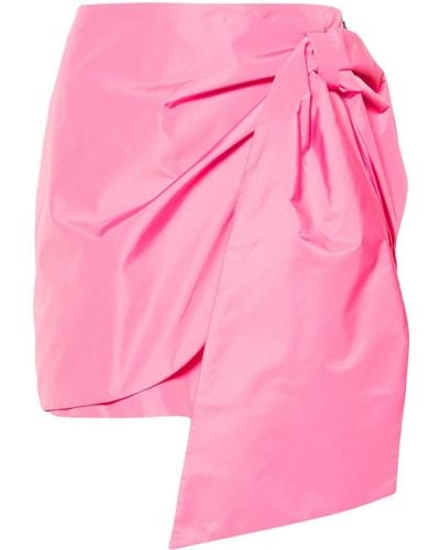 MSGM リボン ミニスカート - ピンク