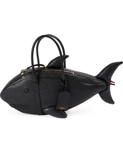 Thom Browne Fish Shoulder Bag - Black