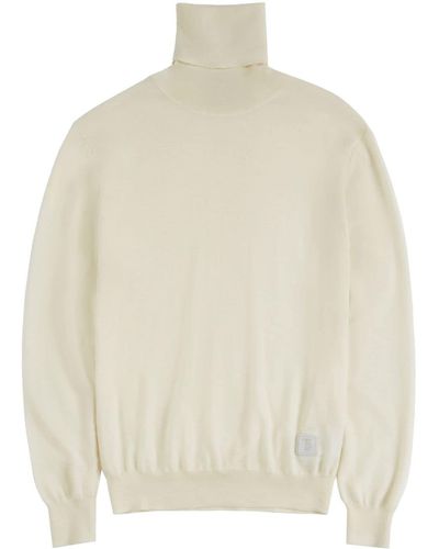 Tod's Knitted Turtleneck Sweater - White