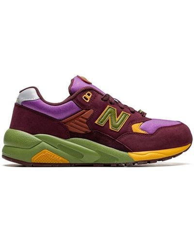 New Balance X Stray Rats Mt580 "maroon" Sneakers - Red