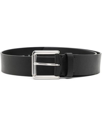 PS by Paul Smith Rainbow-motif Leather Belt - Black
