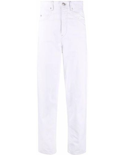 Isabel Marant Jeans mit geradem Bein - Weiß