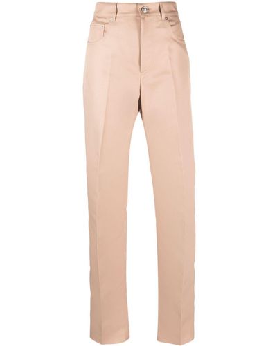 Sportmax Pantaloni dritti a vita alta - Neutro