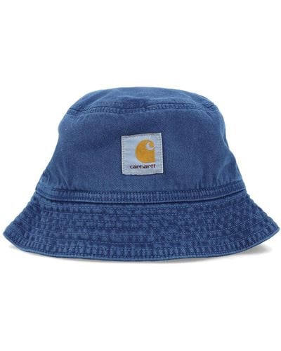 Carhartt Cappello bucket Garrison - Blu