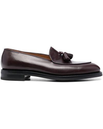 John Lobb Leren Loafers - Bruin