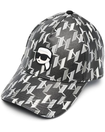 Karl Lagerfeld Gorra K/Ikonik 2.0 con monograma - Gris