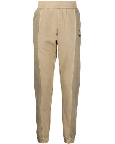 PS by Paul Smith Happy Logo-embroidered Track Pants - Natural