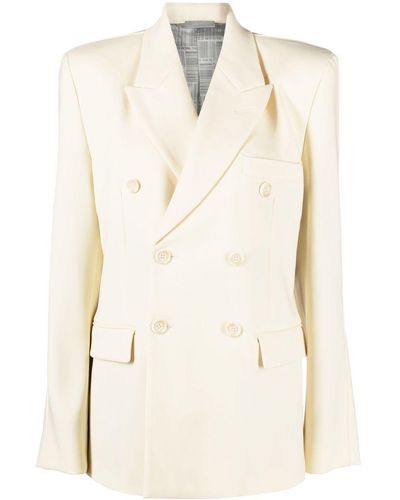 VTMNTS Double-breasted Blazer - Natural