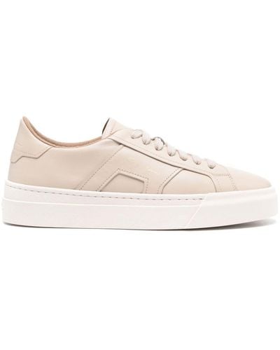 Santoni Double Buckle Sneakers - Pink