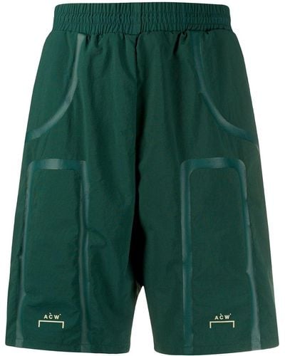 A_COLD_WALL* Bracket Taped Shorts - Green
