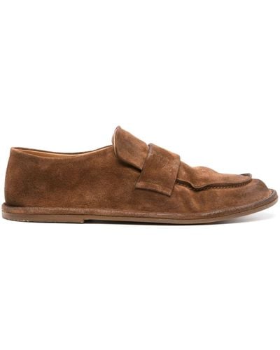 Marsèll Slip-on Suede Loafers - Brown