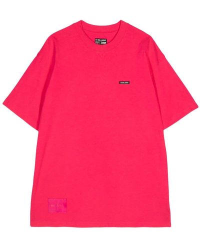 Izzue Logo-print Cotton T-shirt - Pink