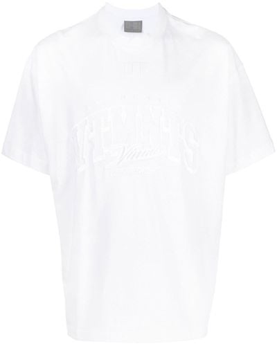 VTMNTS T-Shirt mit Logo-Print - Weiß