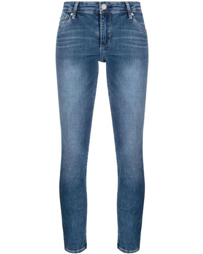 AG Jeans Prima Ankle Skinny-Jeans - Blau