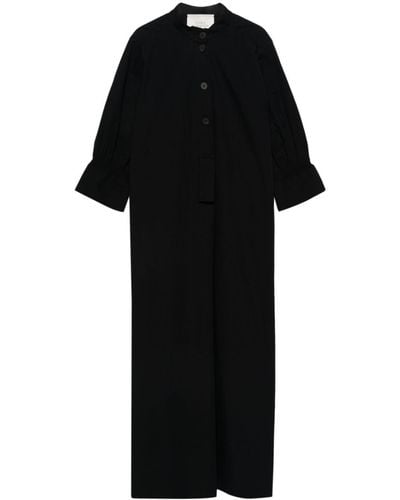 Studio Nicholson Knoll Cotton Dress - Black