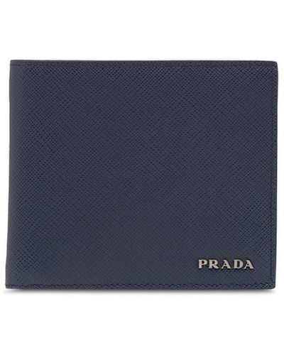 Prada Two-tone Cardholder - Blue