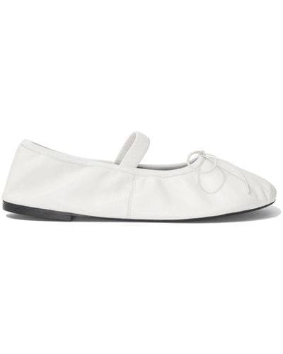 Proenza Schouler Glove Mary Jane Ballerina Shoes - White