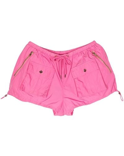 Cynthia Rowley Cargo-pocket Bloomer Shorts - Pink