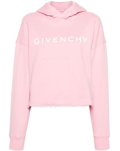 Givenchy Sudadera con capucha y logo - Rosa